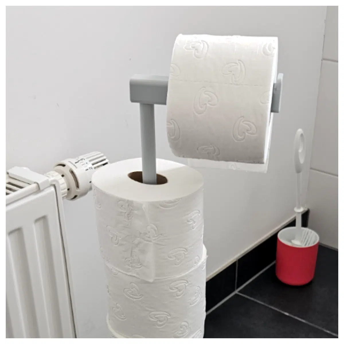Storage Box Paper Towel Holder 60cm Bathroom Shelf Organizer Tissue Box Toiletries Rack Bathroom Accessories