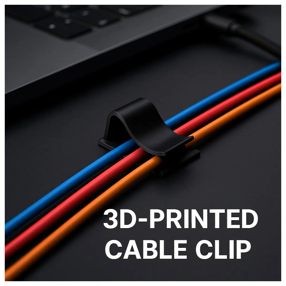 3D Printed Cable Clips Automatic Organizer RS-550 30mm 12V Fixer Insulation Fast Installation