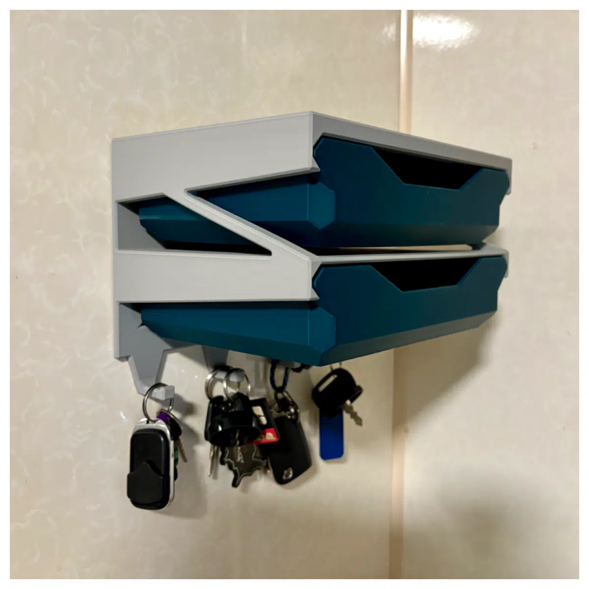 Drawer Key Rack Wall Mounted Key Organizer Box Drawer Decoration Key Holder Creative Home Storage