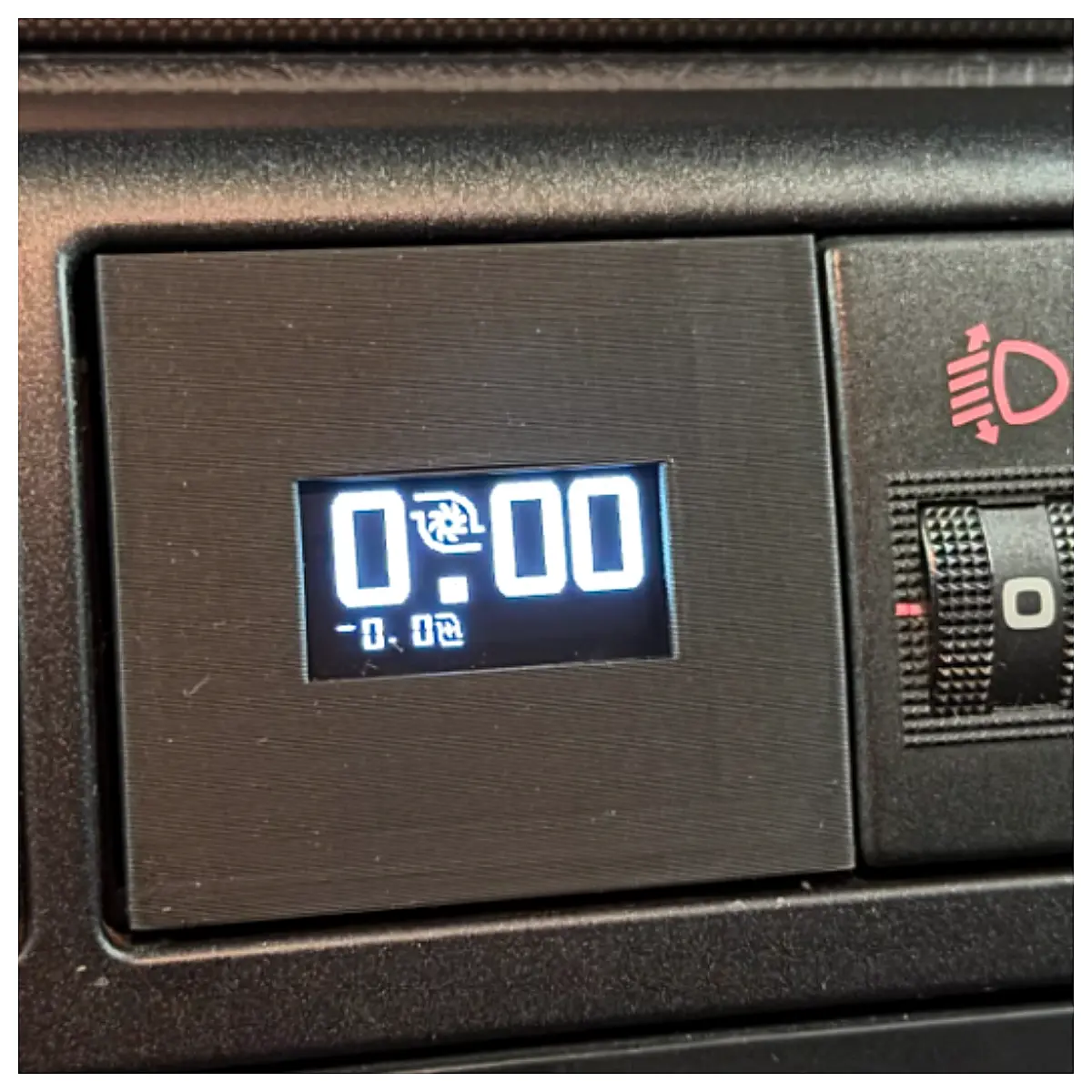 A4 B5 Digital Boost Pressure Gauge Mount Installation Measurement Instrument Car Parts Metering