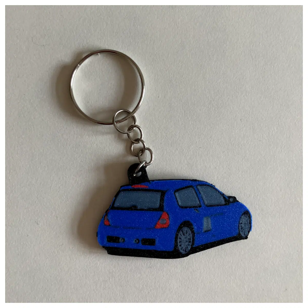 Clio V6 Keyring Car Key Chain Automotive Accessories Key Holder Vehicle Parts Car Components