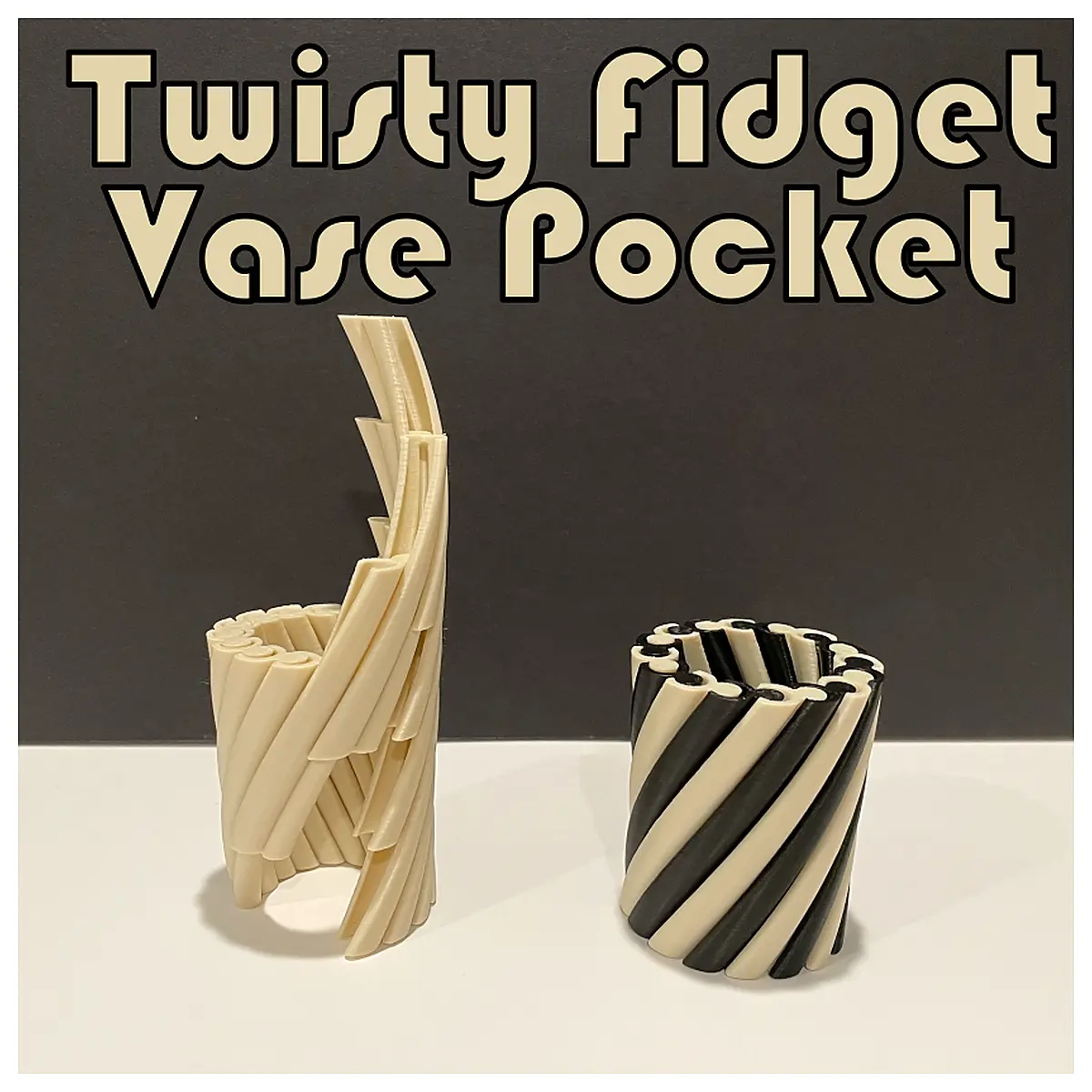Rotating Unwinding Vase Pocket Edition Stress Relief Toy Fidget Puzzle Fun Brain Teaser