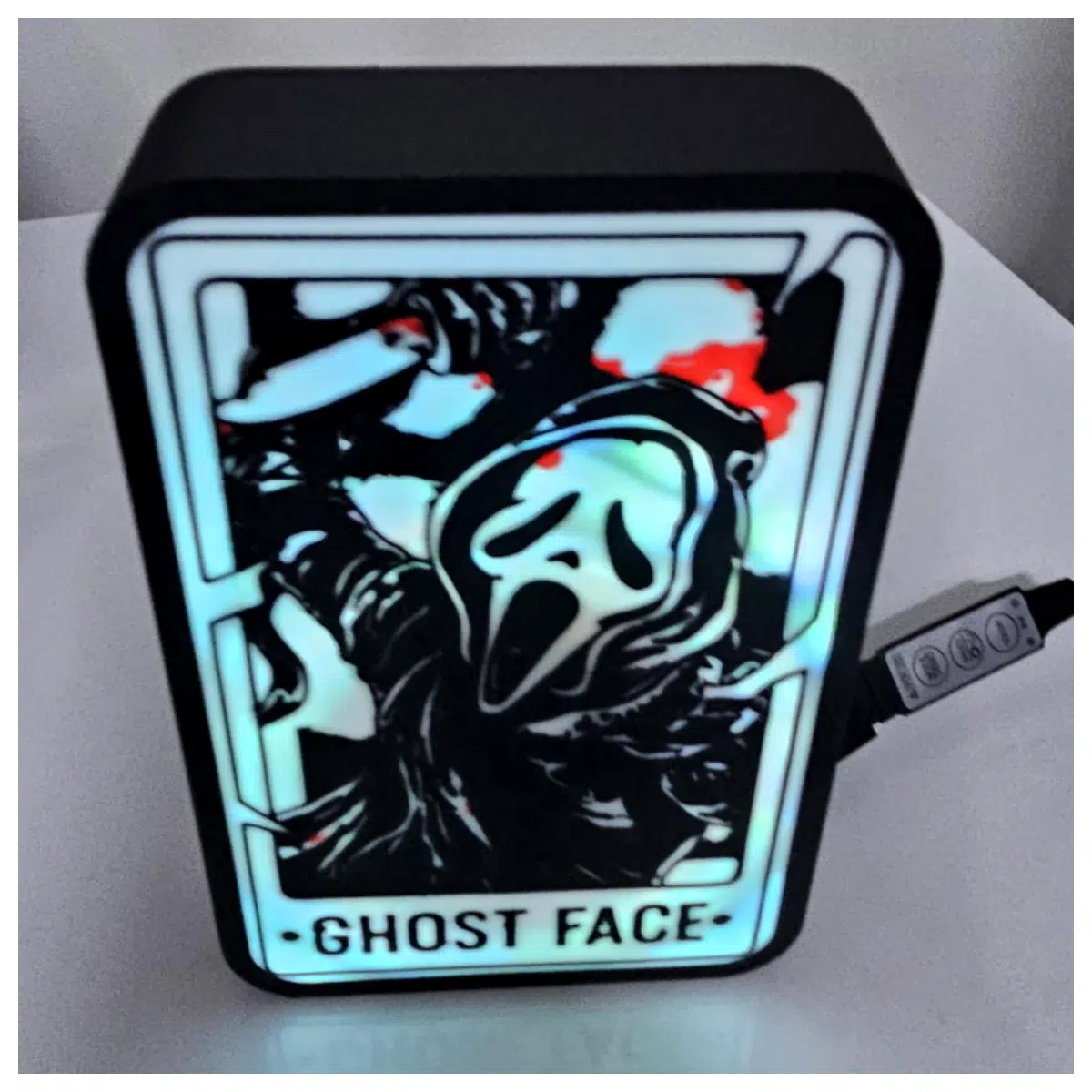 Tarot Ghost Lantern Box Horror Atmosphere Suspense Decoration Festival Decor Haunted House Lighting Spooky Theme Creative