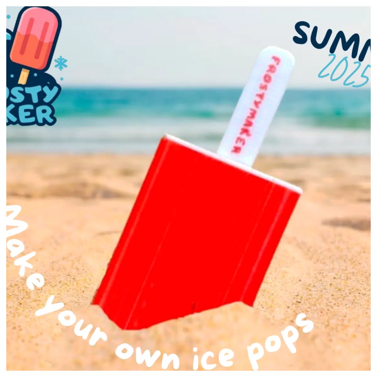 Ice DIY Ice Sticks Kids Toy Fruit Molds Versatile Shapes