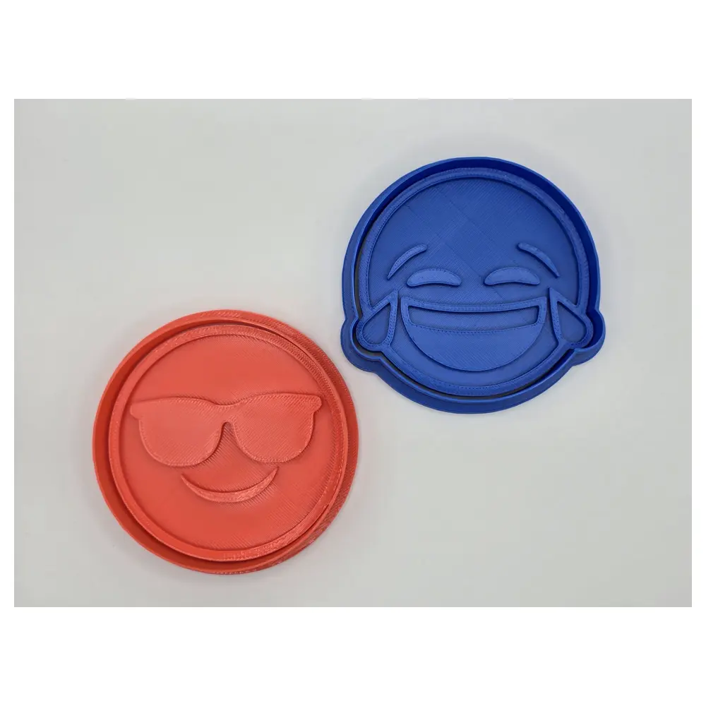 Cute Smiley Face Cookie Cutter Dough Stamp Fun Clay Modeling Tool Baking Accessories Cookie Cutters