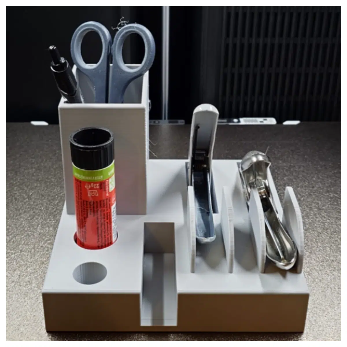 Office Desk Organizer Shelf Storage Solutions for Desktop Computer Accessories Multi Purpose Shelving Office Supplies Storage