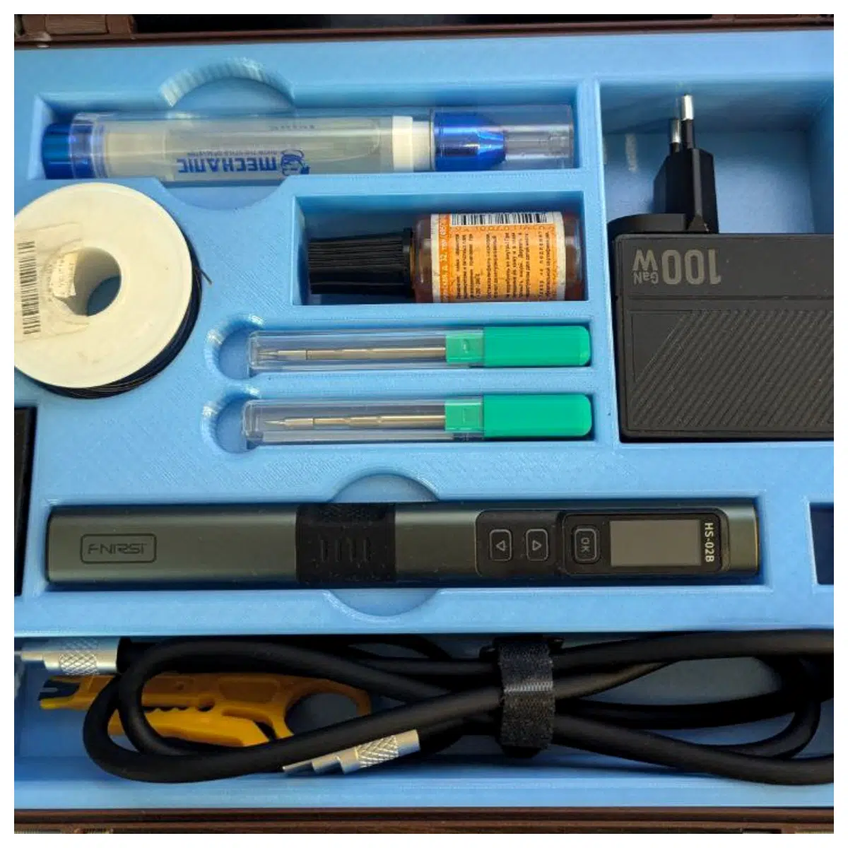 FNIRSI HS 02B Protection Case Instrument Box Repair Case Electronic Device Storage Protective Shell Electronic Tool Accessories