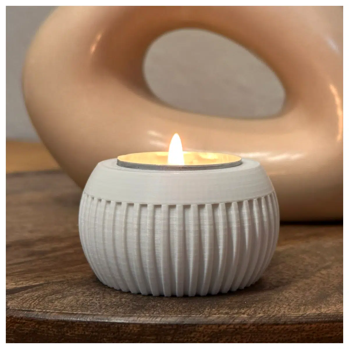 Japanese Minimalist Teacup Candle Holder Decorative Accent Gift Idea Home Decor