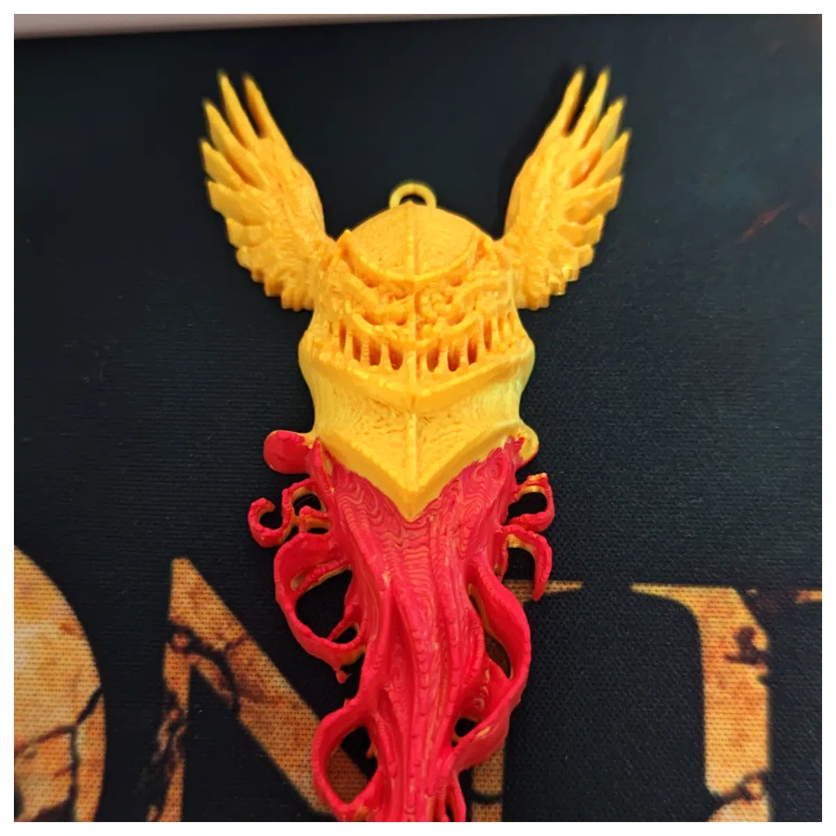 Malenia Goddess of Death Head Keychain Accessory Collectible Merchandise Anime Figure