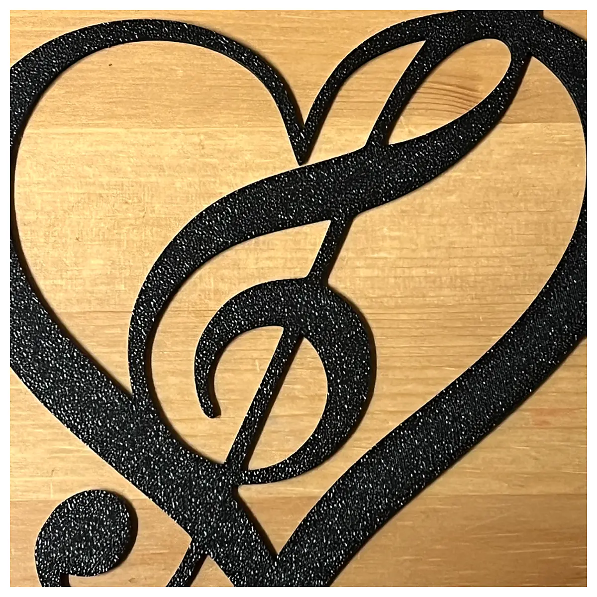 Shape Music Note Wall Decor Shape Wall Art Music Notes Decorative Wall Hanging Romantic Decor