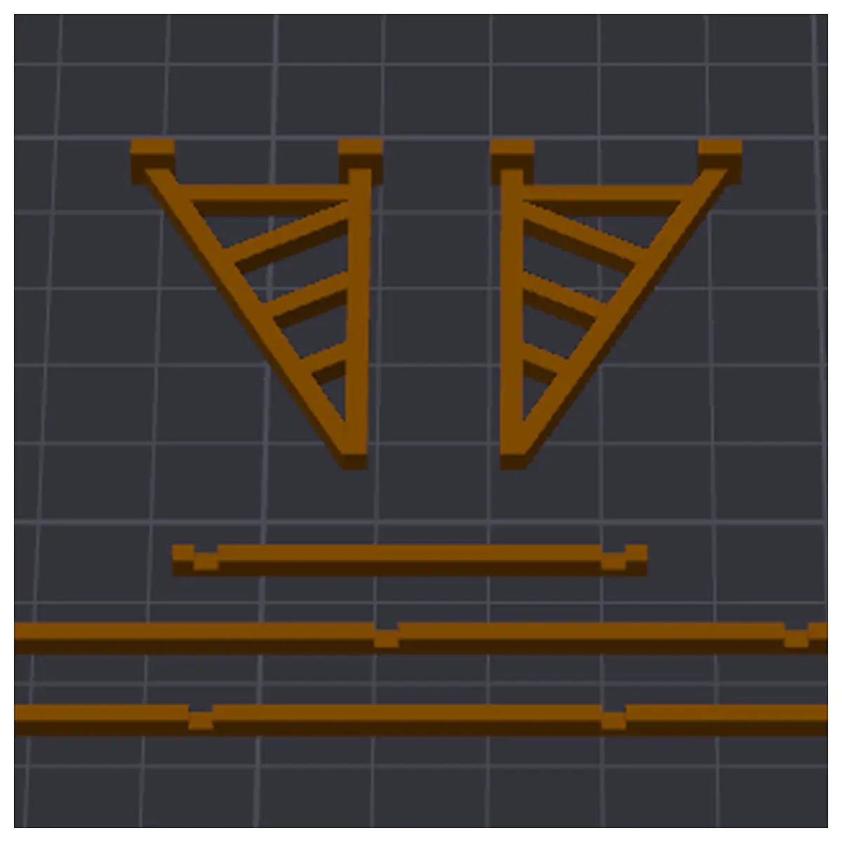 Model Train Display Frame Scale Model Parts Railway Model Track Display Accessories