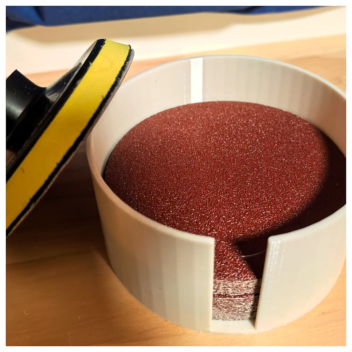 Round Sandpaper Storage Box Sandpaper Box Sandpaper Organizer Sandpaper Case Sandpaper Tools Box Wholesale