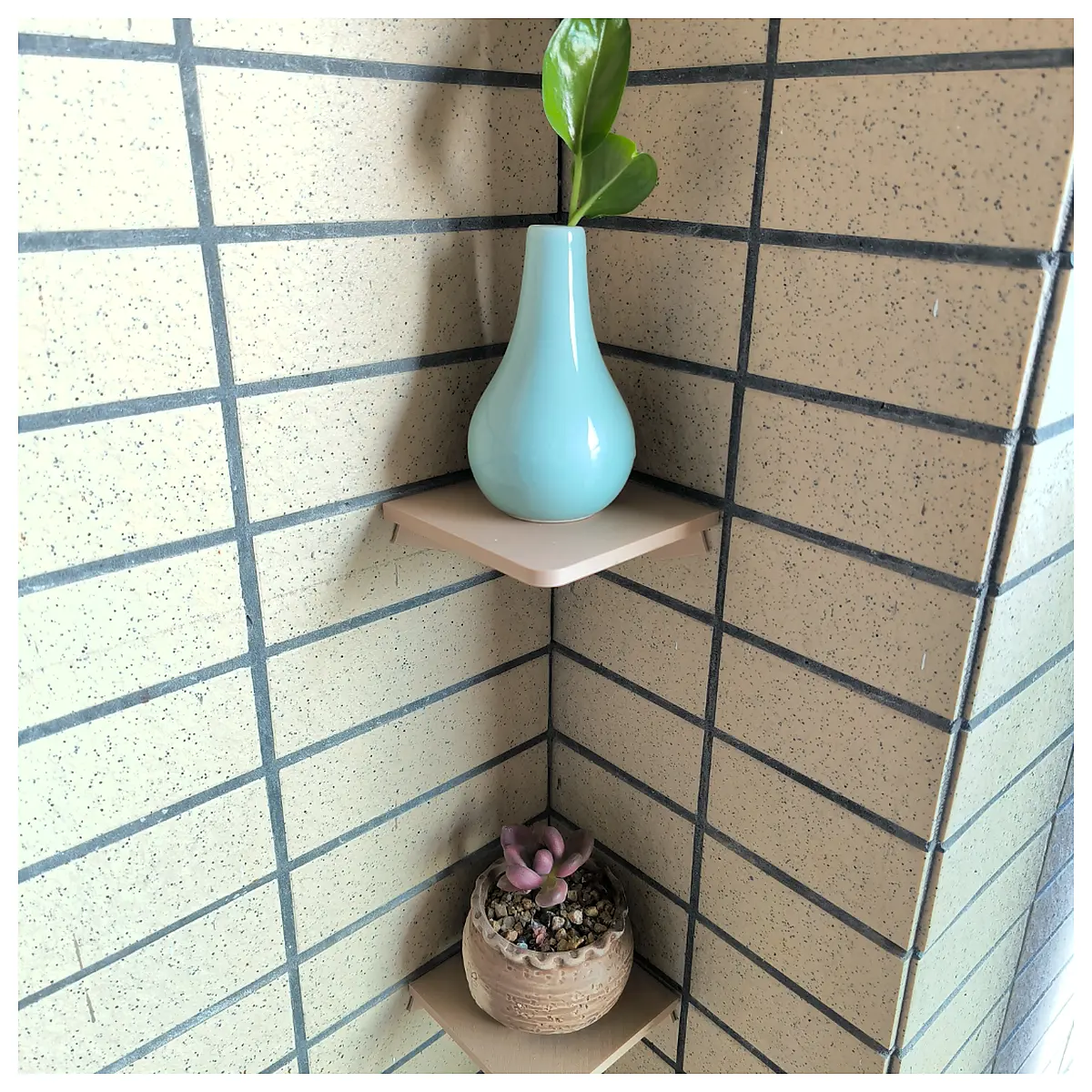 Corner Shelves Wall Mounted Storage Shelves Space Saving Kitchen Bathroom Parts Accessories Repair