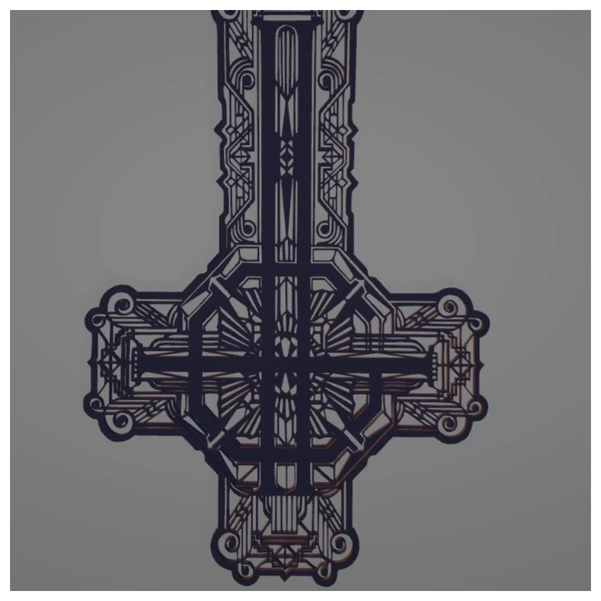 Ghost Meliora Cross Band Merchandise Music Collectible Black Cross Band Poster Band Accessories