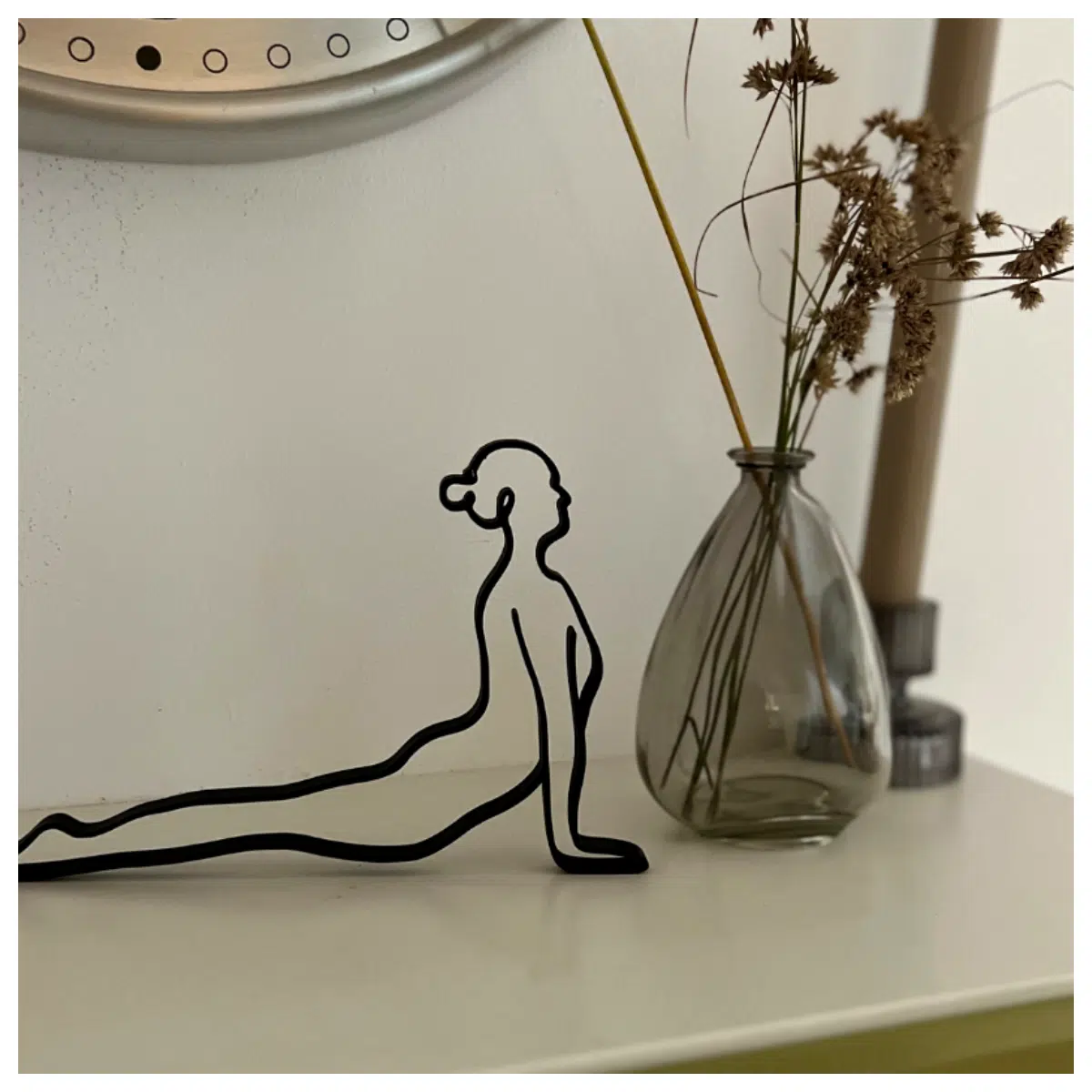 Yoga Sculptures Decoration Shaping Fitness Decor Art Display Yoga Studio Accessories