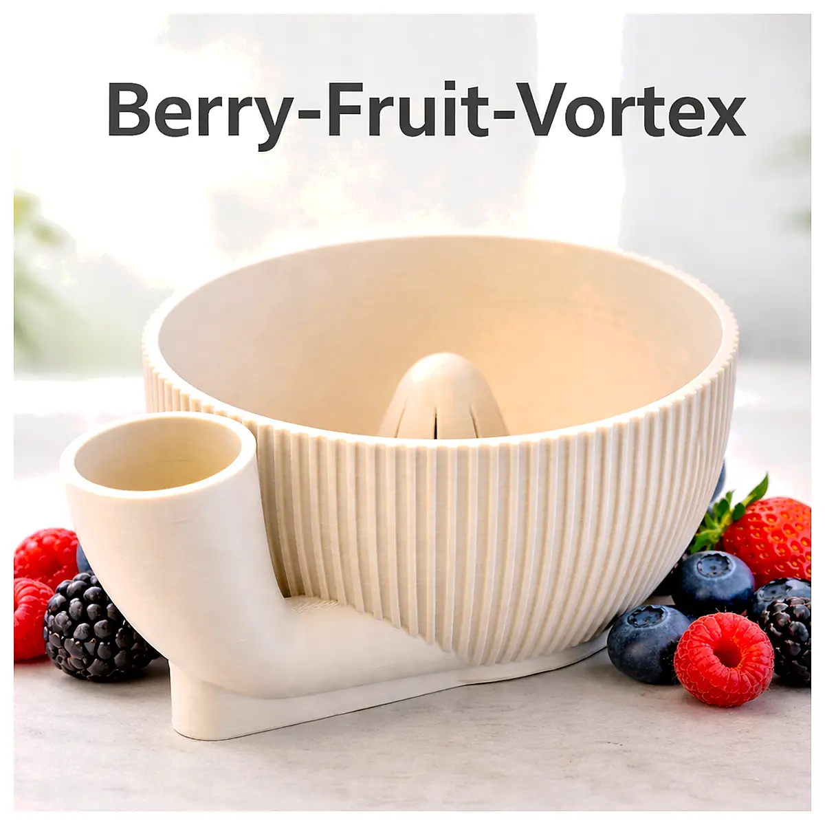 Berry Whirl Fruit Washing Bowl 150mm Spiral Wash Basin Fruit Bowl Vegetable Cleaning Bowl Kitchenware