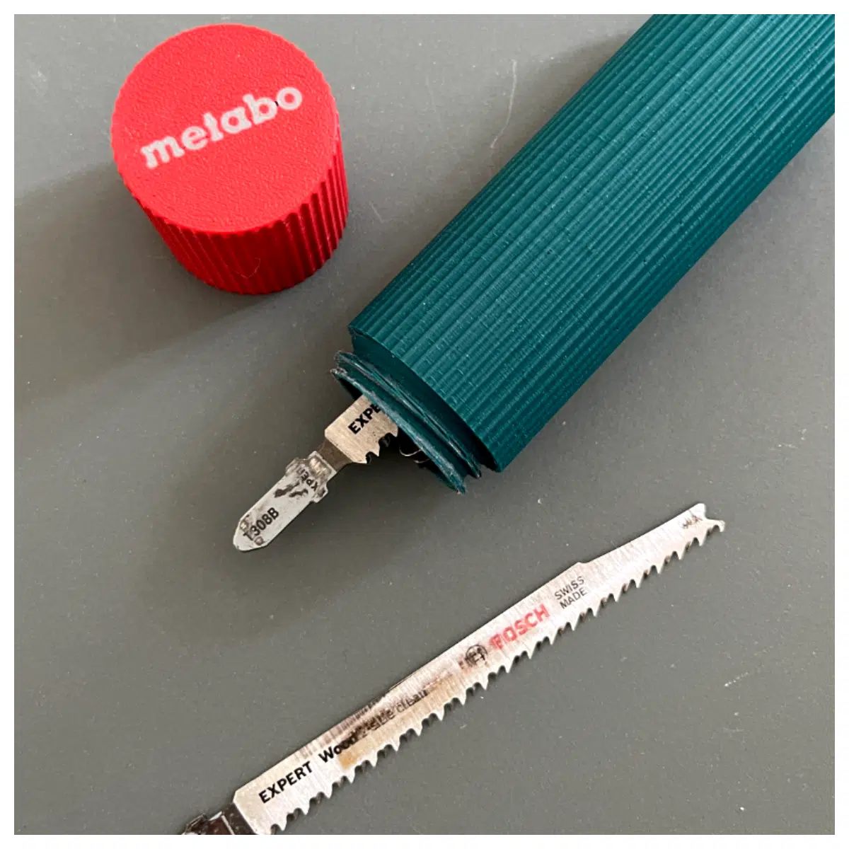 Puzzle Saw Blades Box Storage Case for Blades Tool Organizer Compatible with or Metabo Replacement Parts Blade Protection