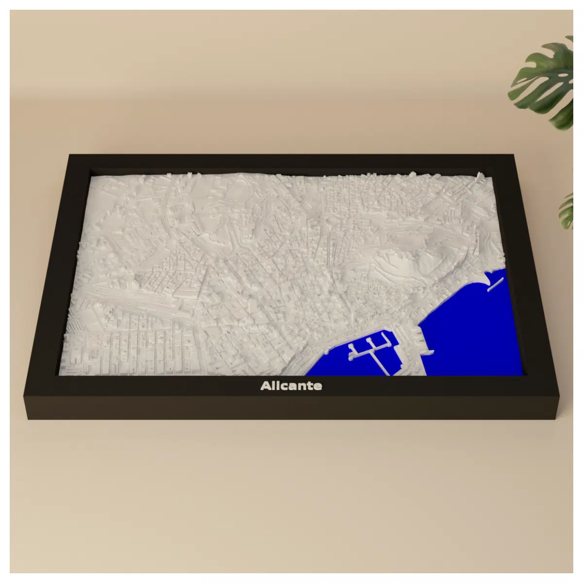 Miniature Landscape 3D Model Alicante Mini World Scene Building Model Toys