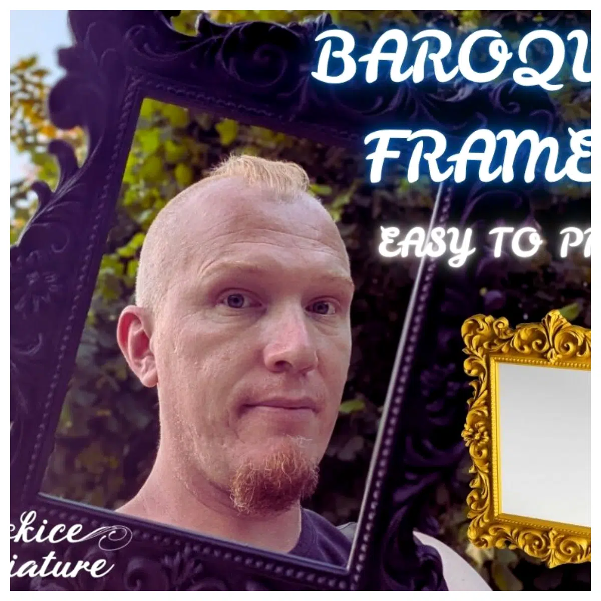 Baroque Picture Frame Simple Design Decorative Frame Art Display Frame Photo Frame Wall Decor Elegant Choice