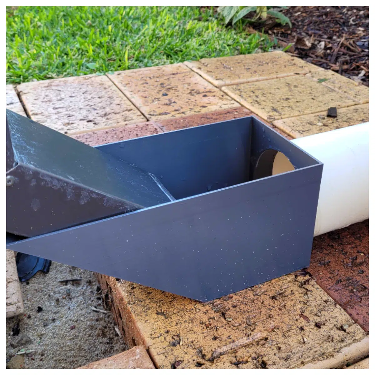Gutter Rainwater Collector Sediment Pit Leak Repair Installation Maintenance Disassembly Parts