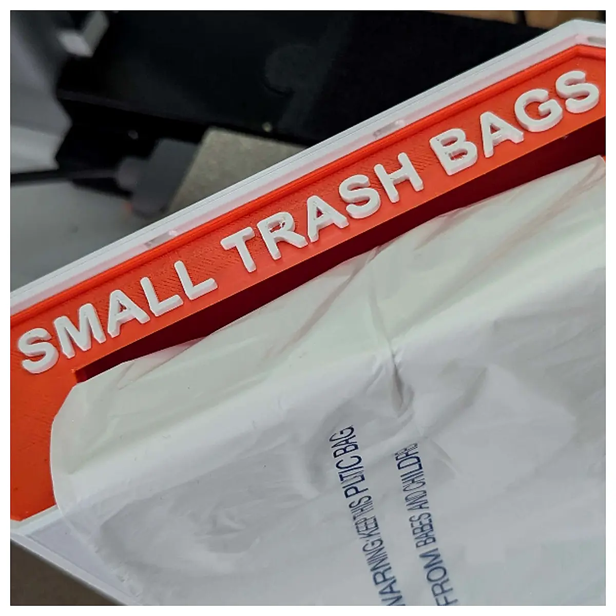 Multi Function Trash Bags Organizer 3x1x2 Trash Can Storage Box Waste Bin Cleaning Supplies Home Organization