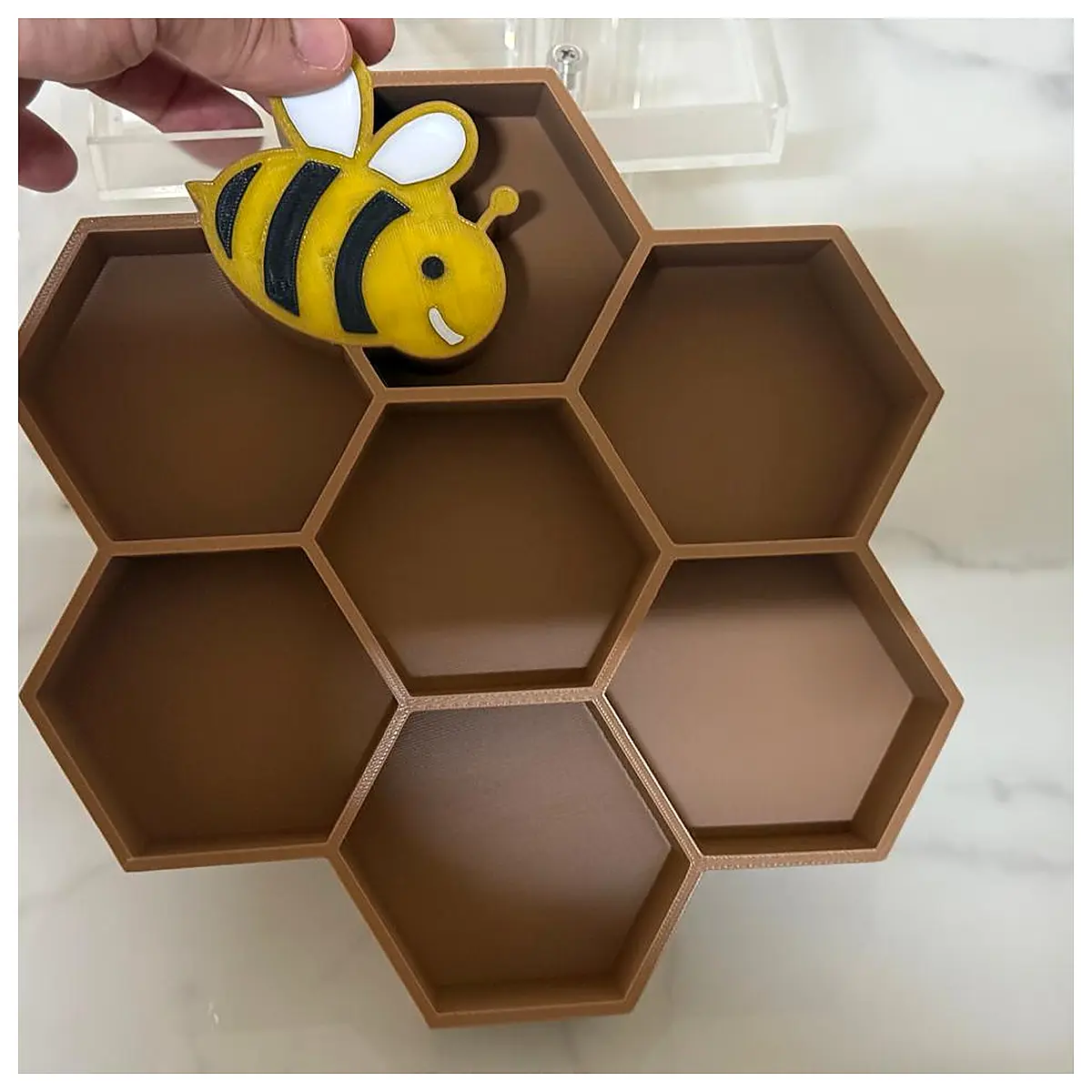 Honeycomb Nut Bowl Honeycomb Shape Snack Storage Container Multi Purpose Nut Dish Nut Collection
