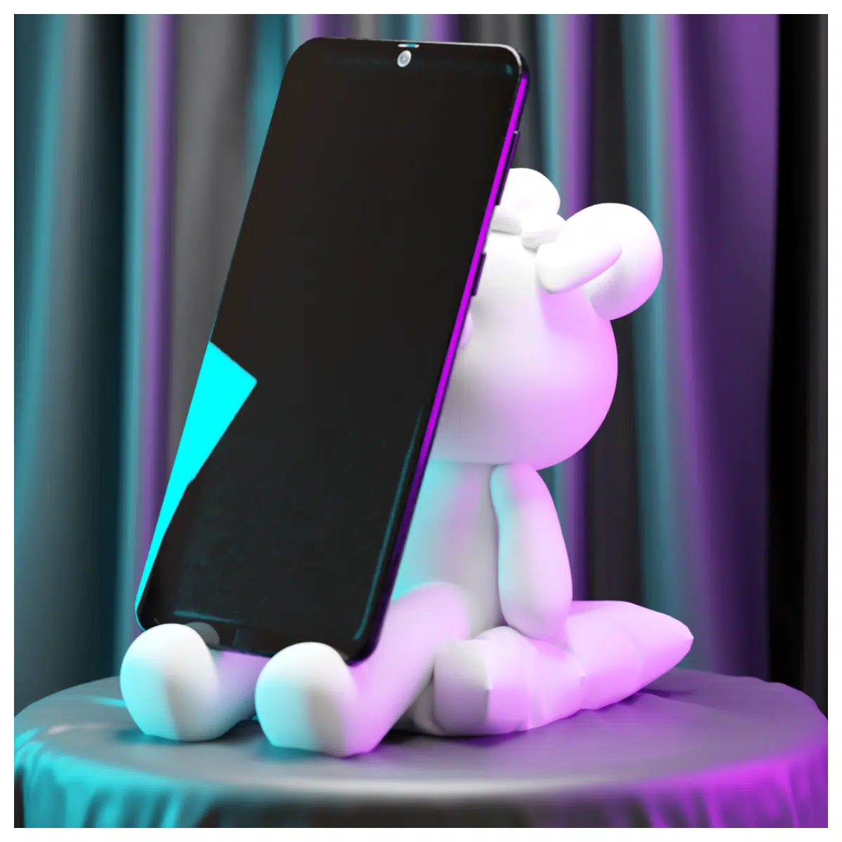 Teddy Bear Phone Stand Desktop Holder Mobile Stand Desk Organizer Cute Bear Hug Phone Stand Phone STAND