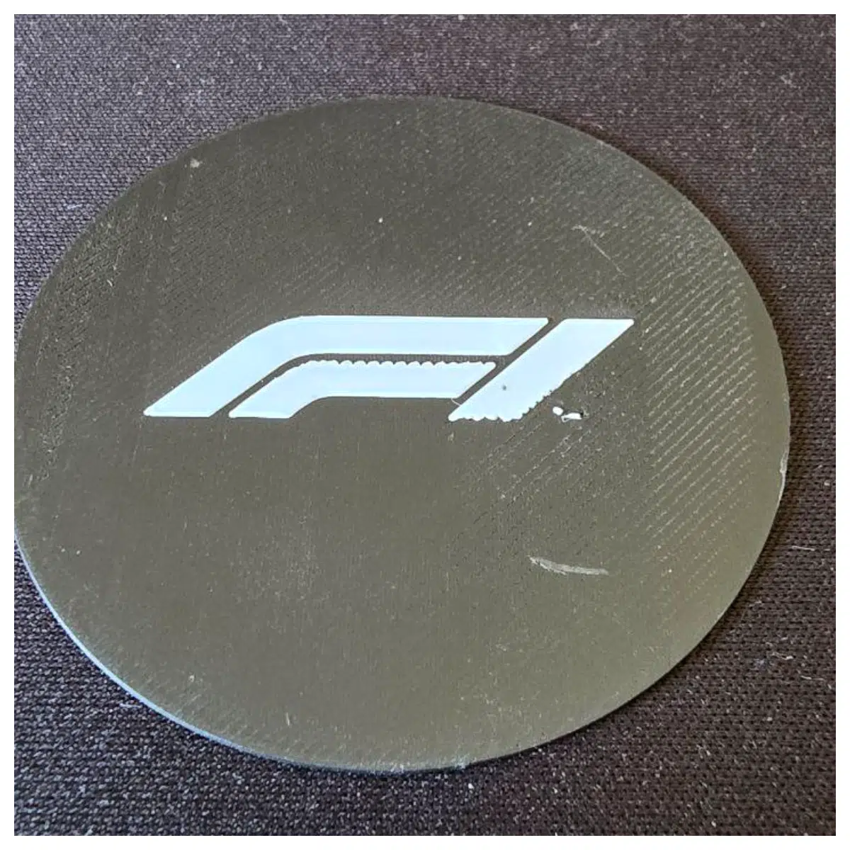 F1 Cup Holder Car Mat Automotive Drink Coaster Non Slip Pad Drink Mat Auto Accessories Cup Rest
