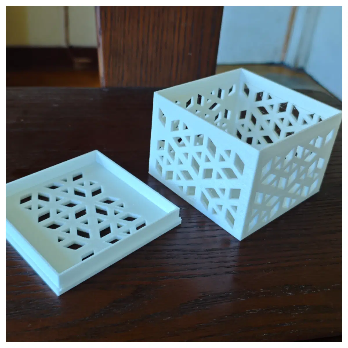 Empty Decorative Storage Box with Lid Organizer Container Versatile Storage Box Parts Repair
