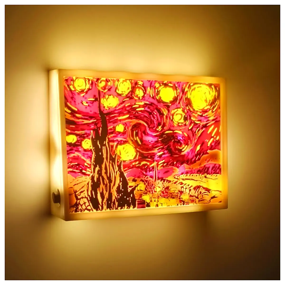Van Gogh Starry Night Frame Art Frame Wall Decor Painting Frame Decorative Frame Hanging Frame