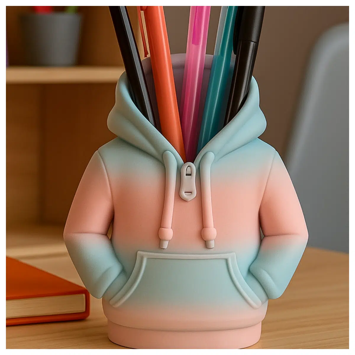 Desk Organizer Pencil Holder Stationery Storage Stylish Cool Creative Comfort