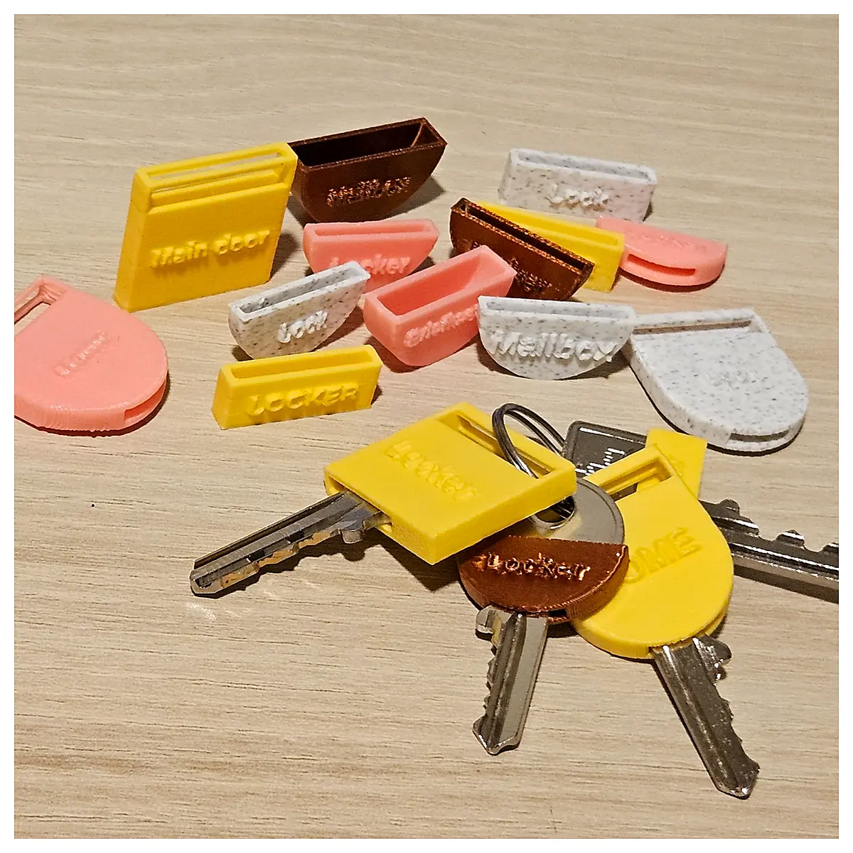 Key Fob Cover Key Identifier Key Shell Key Loop Key Chain Key Accessories Key Storage