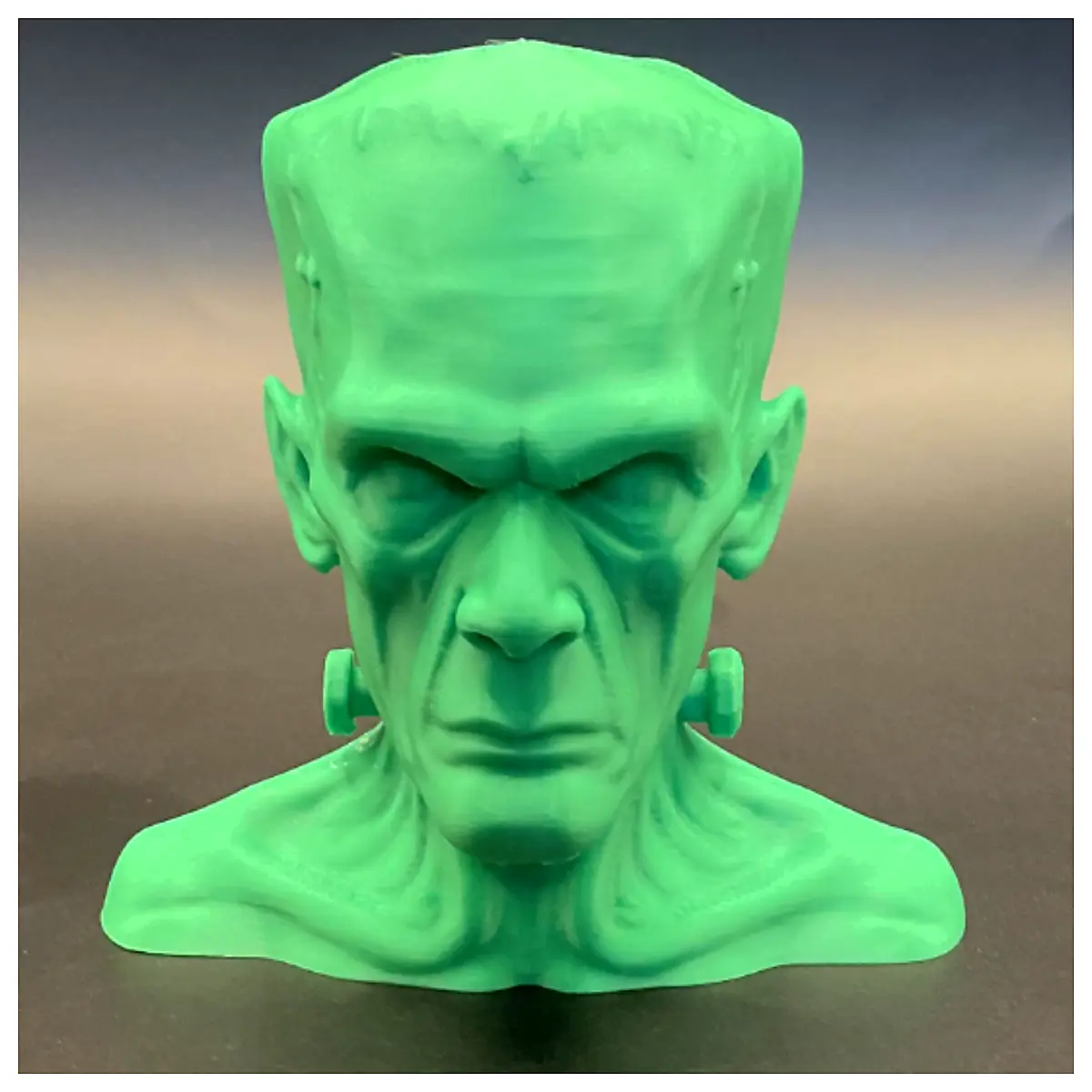 Frankenstein Head Model Toy Collectible Realistic Hand Figure Display Decoration