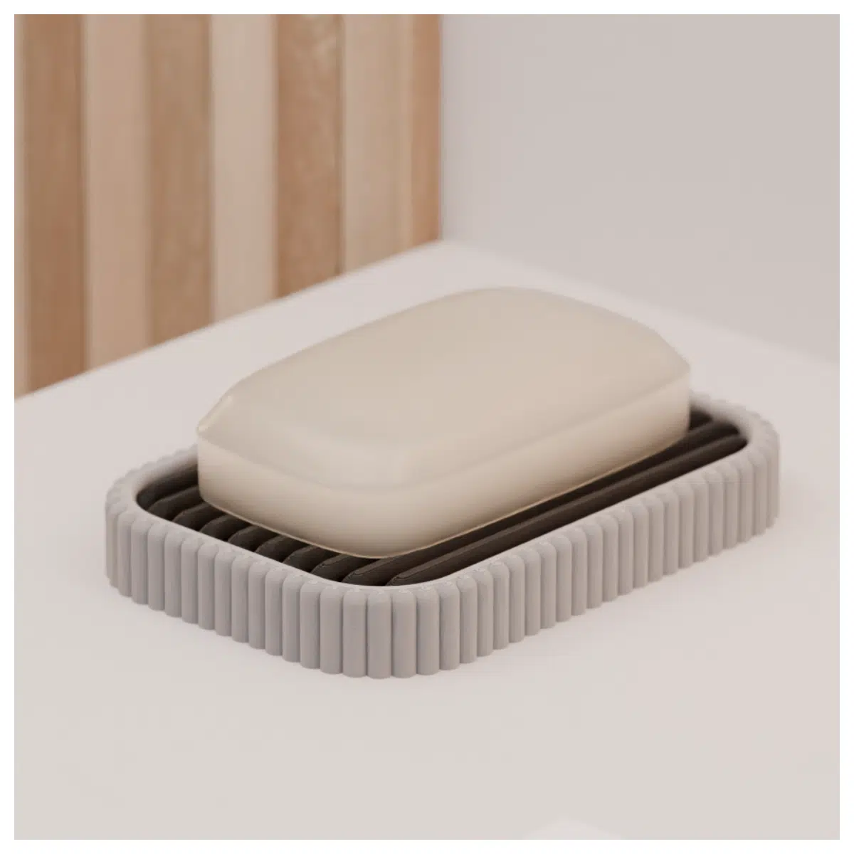 Bathroom Soap Dish Holder Soap Tray Shelf for Sink Vanity Kitchen Hygiene Accessories