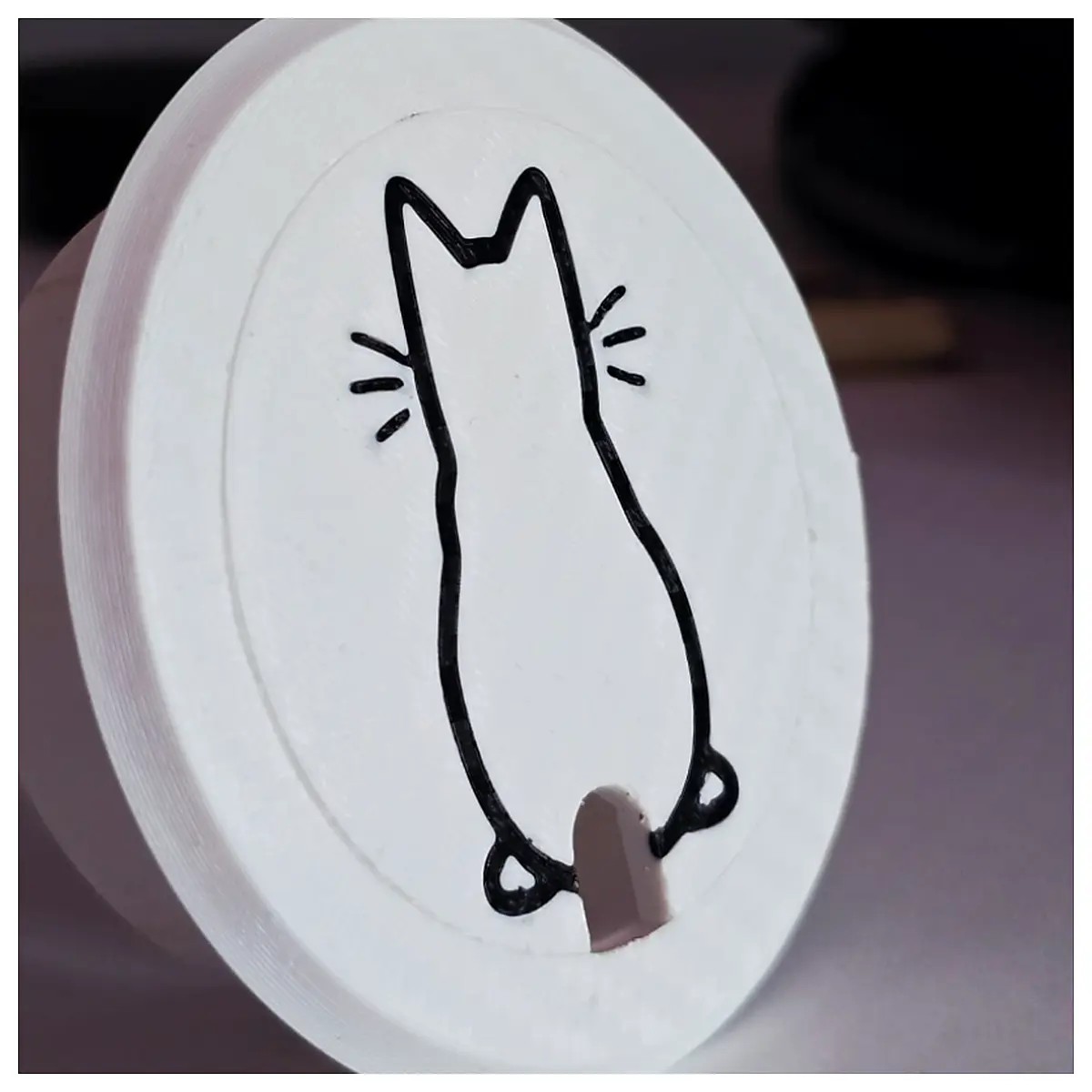 Desktop Cable Organizer Cat Hole 60mm Cable Management PC Accessories Wire Routing Hole Bracket Support