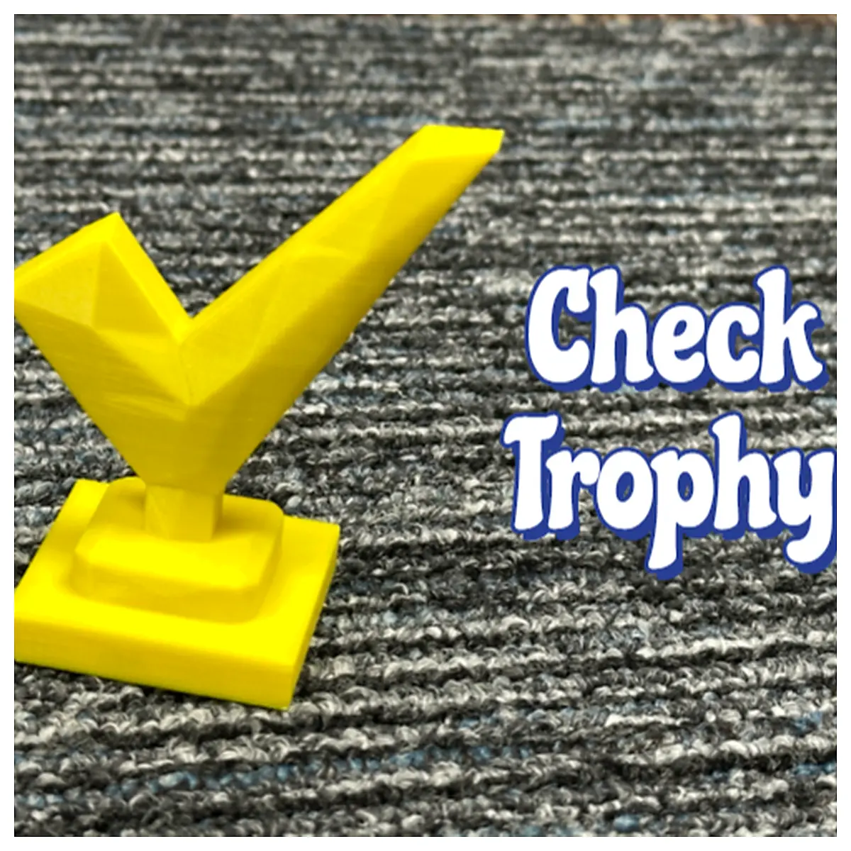 Low Poly Trophy 3D Model Download Game Assets