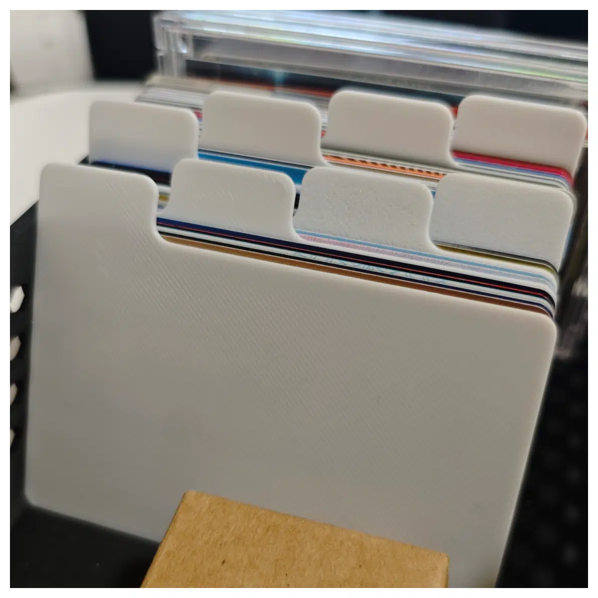 Portable Card Dividers Desk File Organizer Office Supplies Card Sorting Separation Easy Assembly Quick Setup