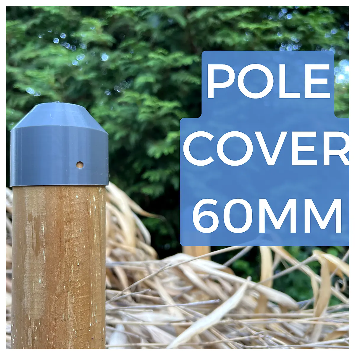 60mm Round Post Cap Post Cover Accessories Post Protection Post Caps Post Parts Repair