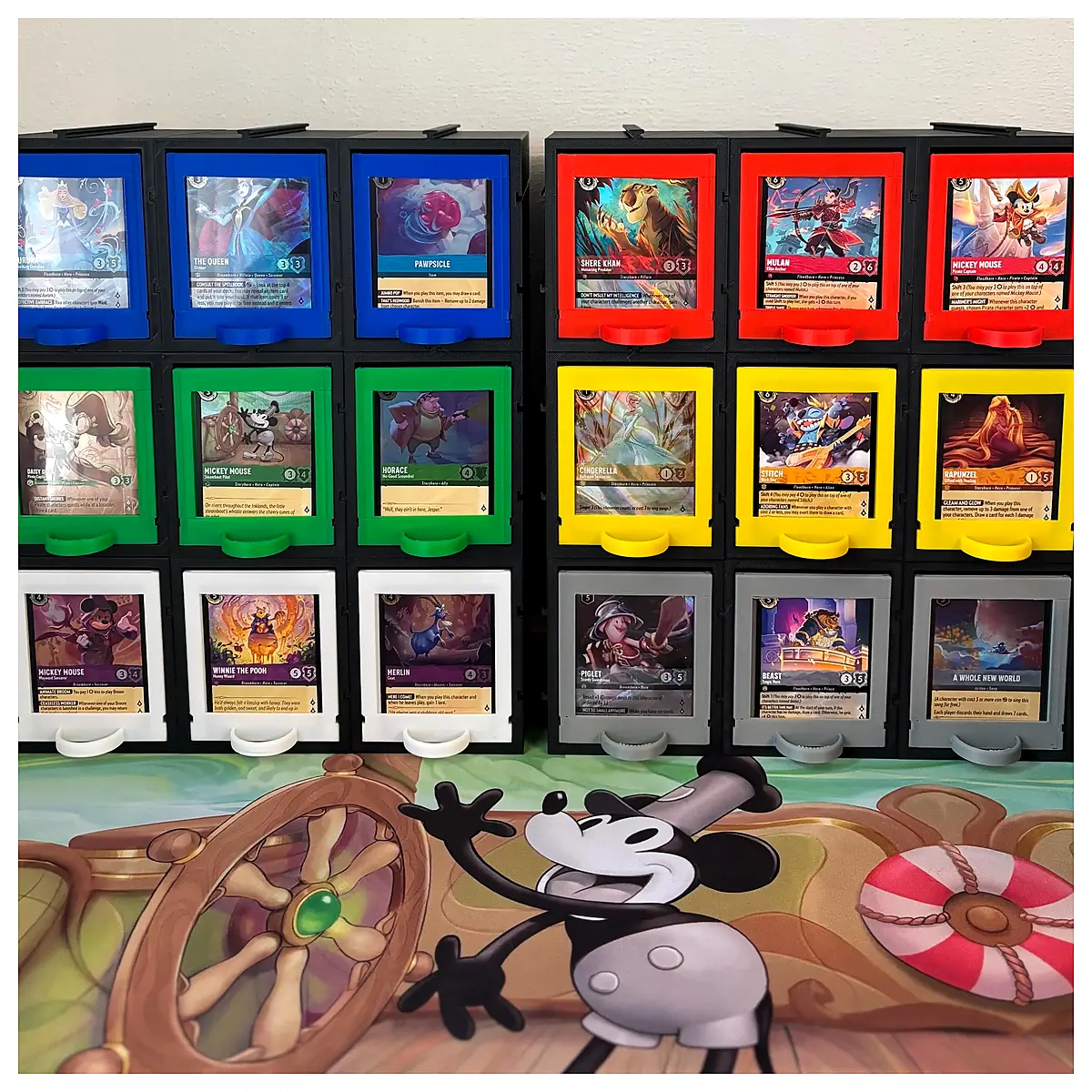 Card Storage Solutions Hive Nest Boxes Card Game Organization Game Storage Desktop Storage Game Accessories