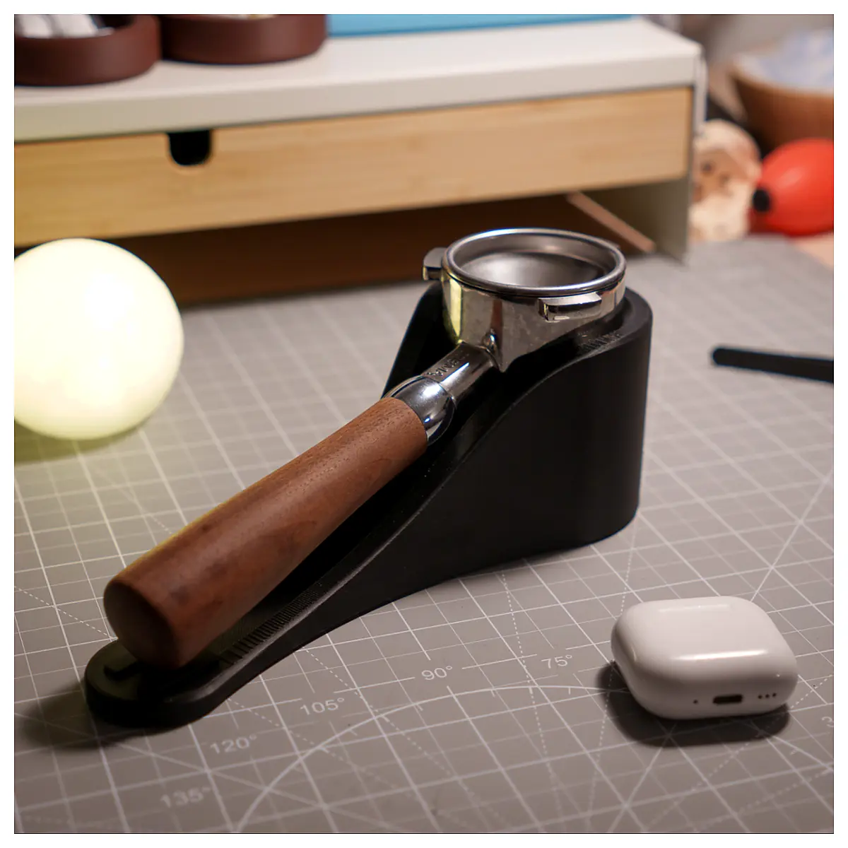 Crema Cup Stand 54mm Coffee Filter Holder Support Cup Stand Filter Cup Accessories Coffee Support