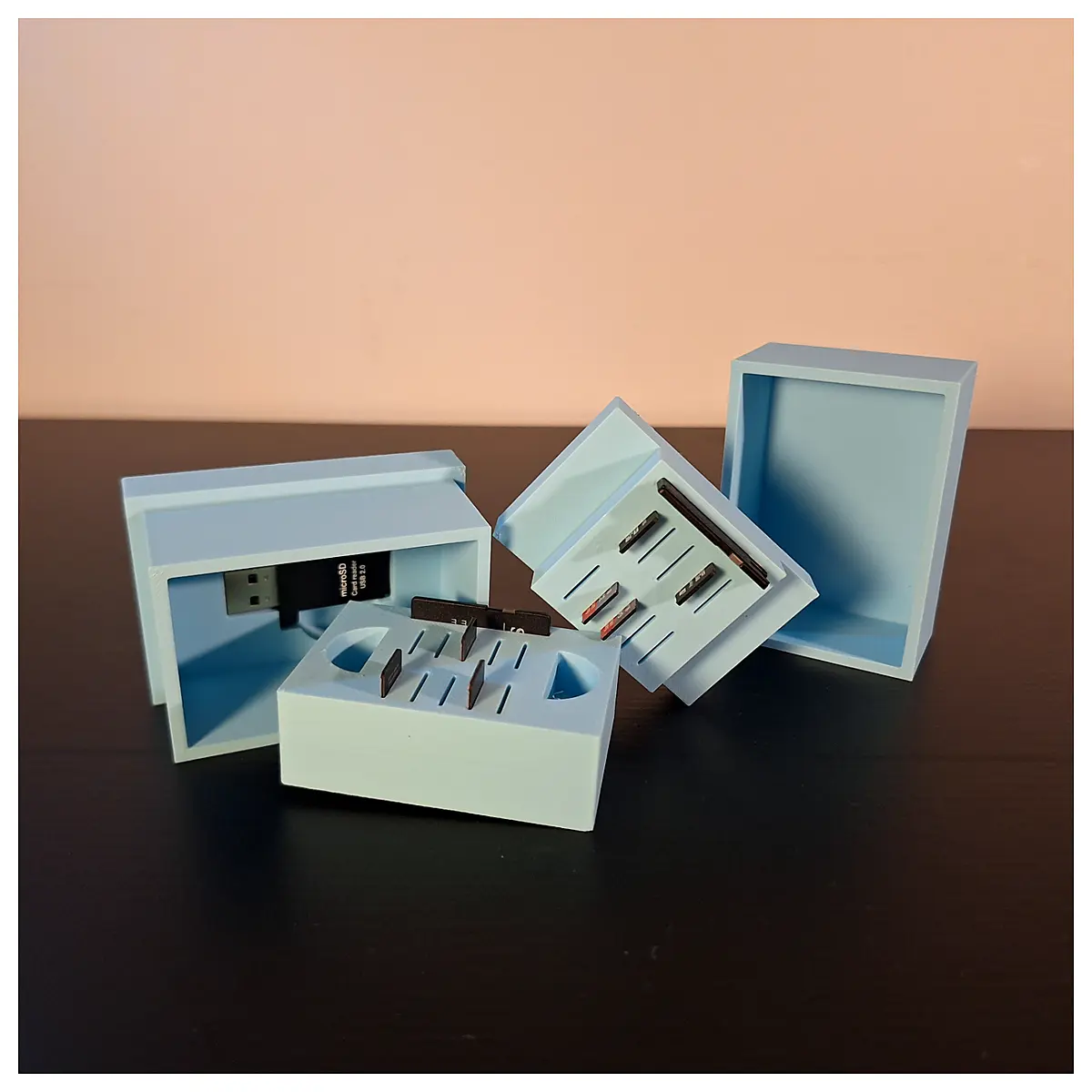 SD Card Box Storage Case Protective Sleeve Mobile Card Holder Electronics Accessories Universal Compatible