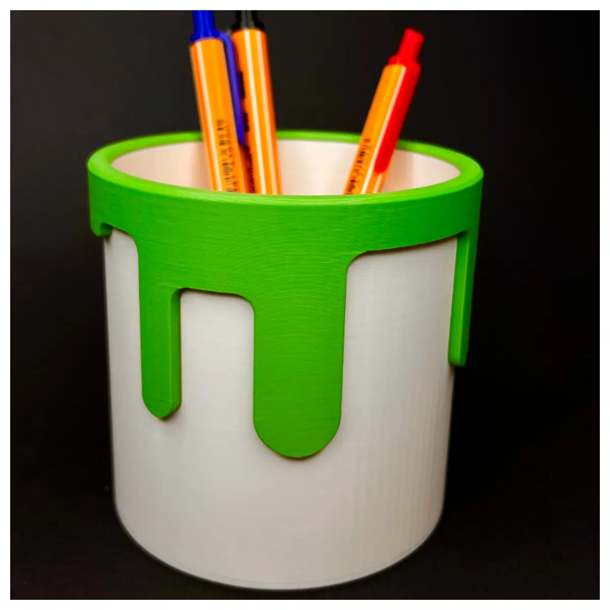 Paint Bucket Brush Holder Organizer Painting Tools Storage Box Art Supplies Holder Paint Bucket Stand Creative Art Accessory