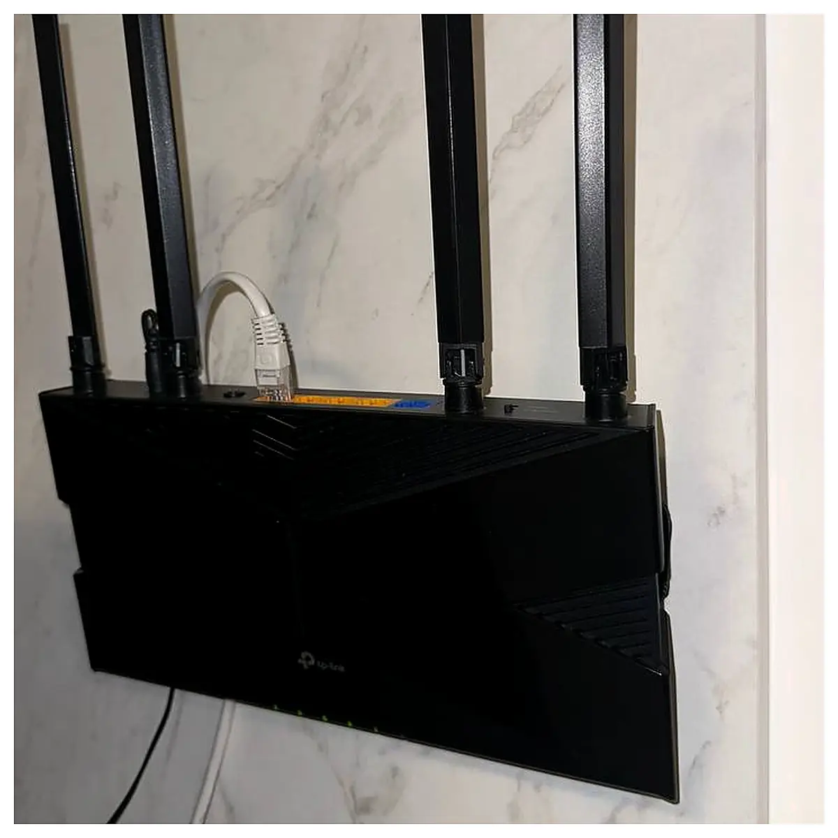 TP Link AX58 Router Mount Horizontal Support Bracket Router Stand Wall Mount Desktop Accessory Wireless Router Parts