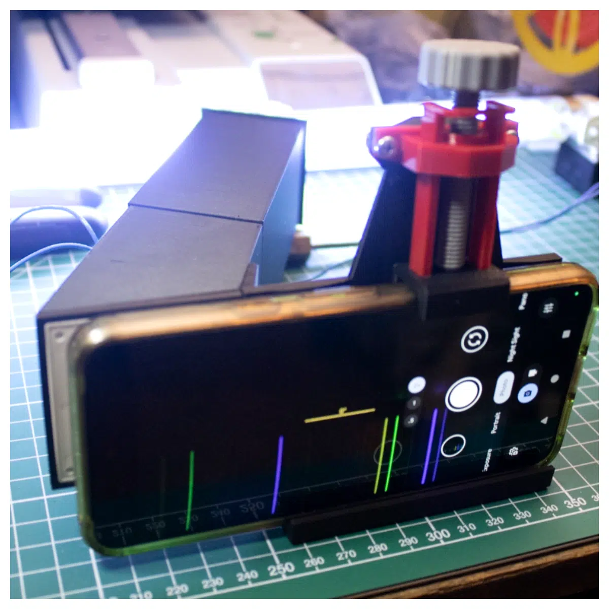 Smartphone Spectrometer Accessory Mobile Analyzer Measurement Science Experiments Testing