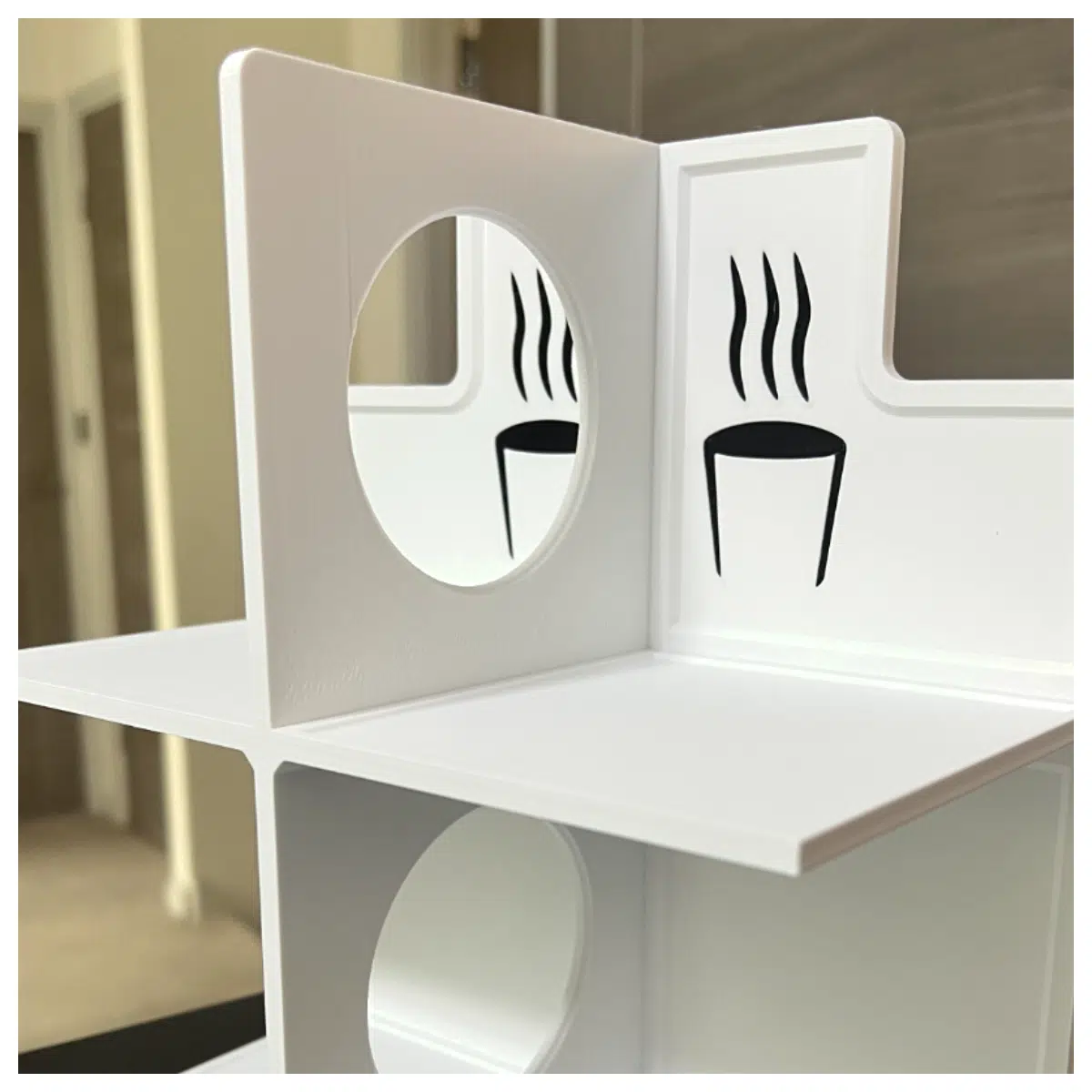 Cup Organizer Shelf Cabinet Storage Rack Kitchen Countertop Organizer Home Storage Solutions