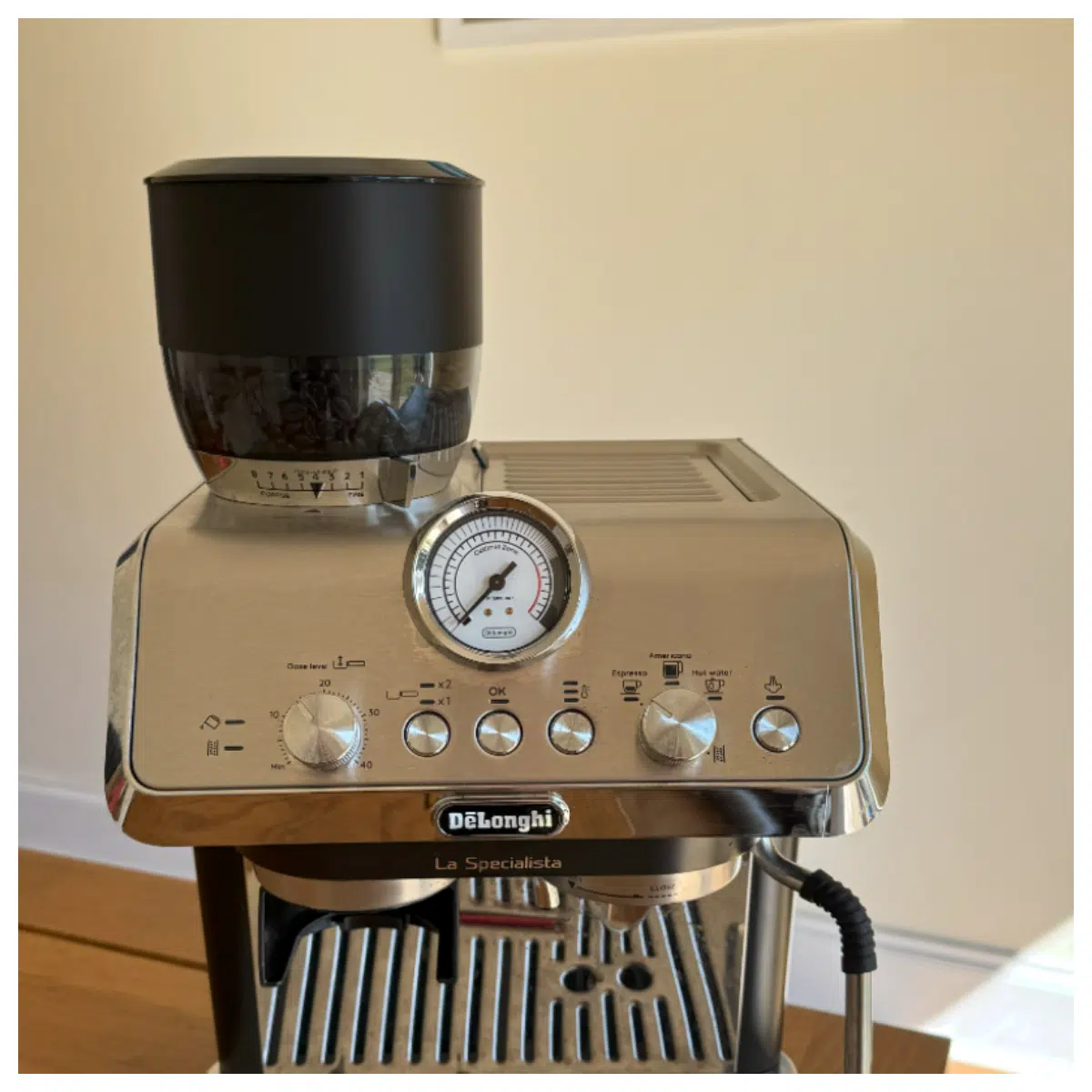 De Longhi Specialista Bean Container Extender Coffee Bean Storage Enhance Grinding Preserve Aroma Freshness
