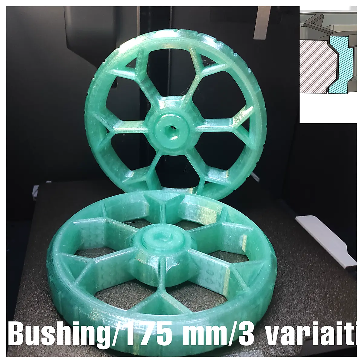 175mm Integrated Print Roller Axis Print Head Parts Printer Accessories Print Roller Replacement Repair