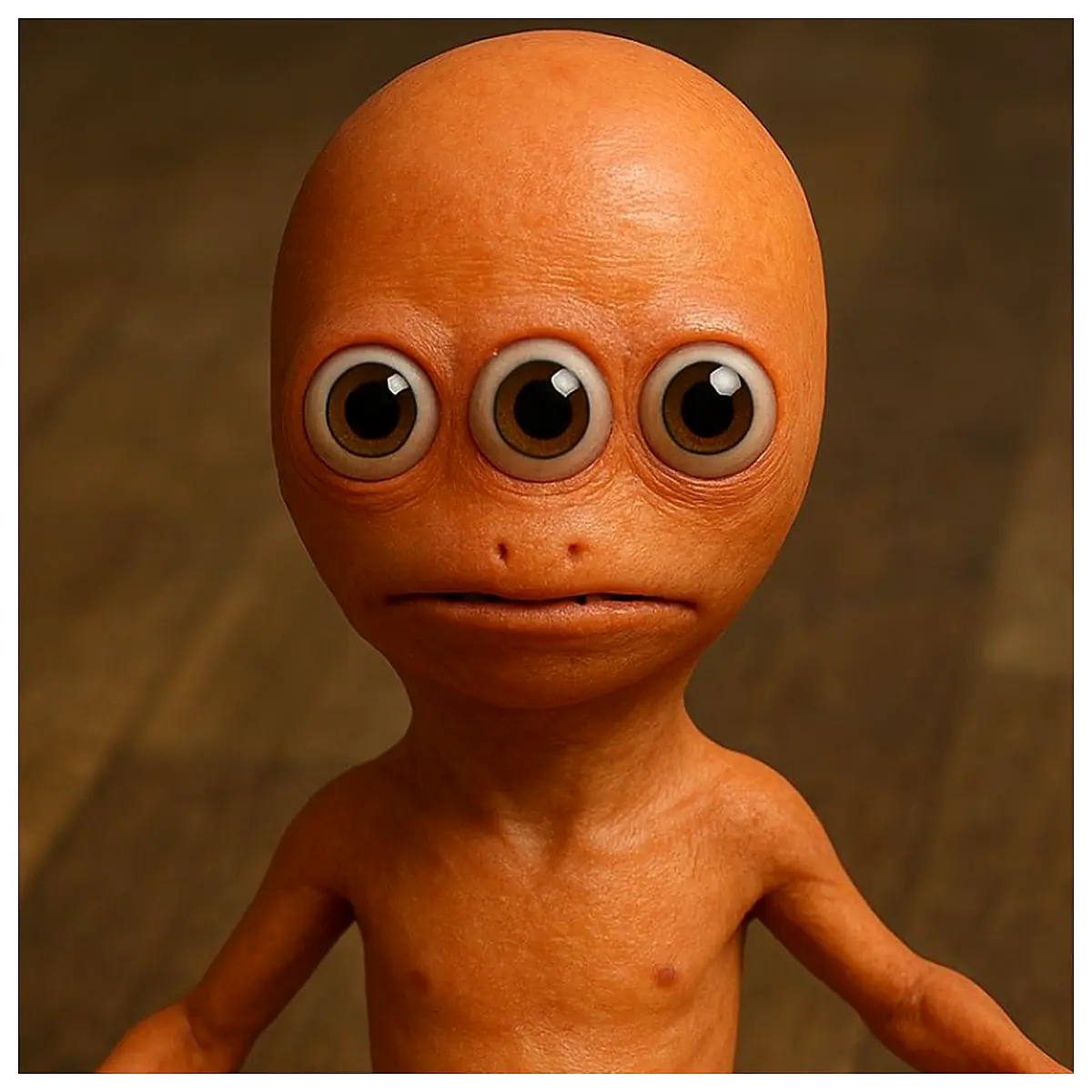 Three Eyed Figurine Model Collectible Game Character Skin Anime Merchandise Toy