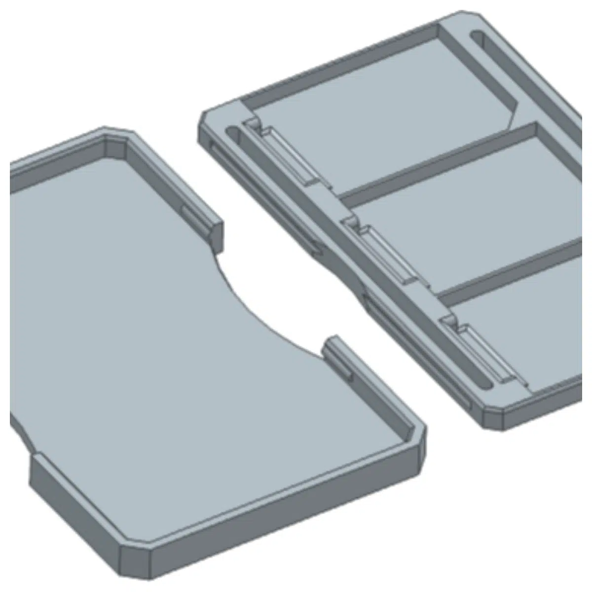 SD Card Organizer Case Minimalist 3 Card Holder Box Storage Case for Mobile Camera Accessories SD Cards