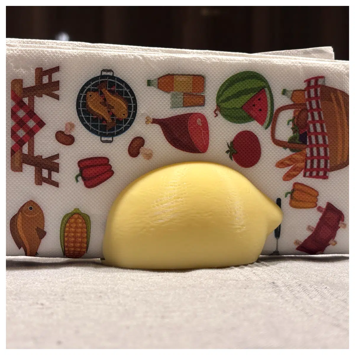 Lemon Paper Box Creative Design Paper Box Gift Box Promotional Packaging Wholesale Paper Roll Holder